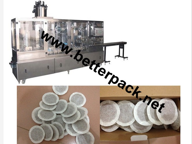 Round shape tea bags coffee pod packaging machine